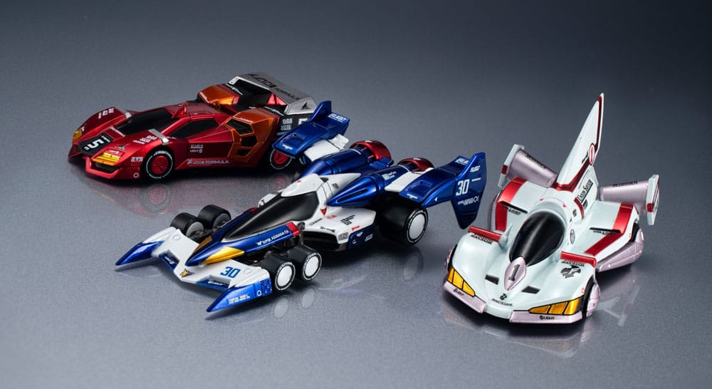 Future GPX Cyber Formula Vehicle 1/18 Super Asurada 01 Heritage Edition 14cm - Scale Statue - Megahouse - Hobby Figures UK