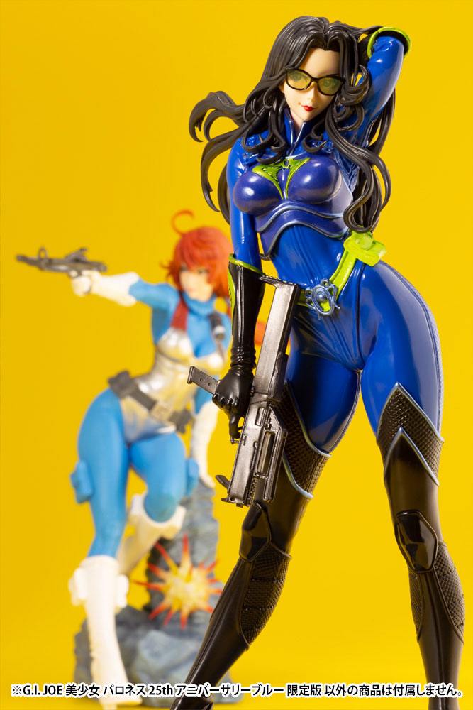 G.I. Joe Bishoujo PVC Statue 1/7 Baroness 25th Anniversary Blue Color Ver. 23cm - Scale Statue - Kotobukiya - Hobby Figures UK
