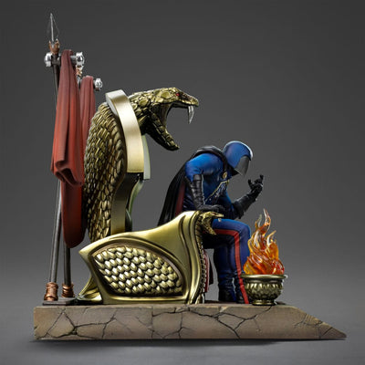 GI Joe Art Scale Statue 1/10 Cobra Commander 25cm - Scale Statue - Iron Studios - Hobby Figures UK