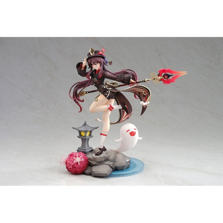 LICHOO Genshin Impact Hu Tao Scene Anime Action Figure Personaggio Modello da Collezione Statua Giocattoli Figure PVC Ornamenti Desktop Regali Festivi