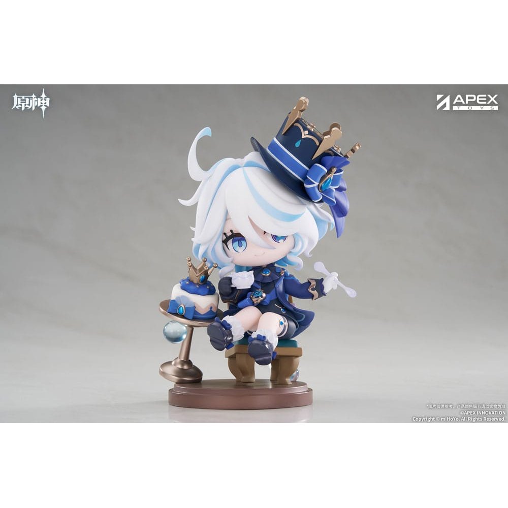 Genshin Impact PVC Statue Furina Amai Gogo no Sanbika Chibi Chara Ver. 13cm - Scale Statue - APEX - Hobby Figures UK