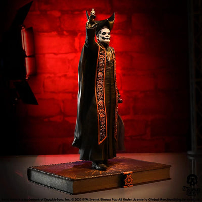 Ghost Rock Iconz Statue 1/9 Papa Emeritus IV (Black Robes) 22cm - Scale Statue - Knucklebonz - Hobby Figures UK