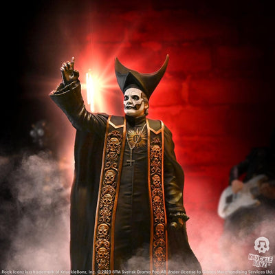 Ghost Rock Iconz Statue 1/9 Papa Emeritus IV (Black Robes) 22cm - Scale Statue - Knucklebonz - Hobby Figures UK