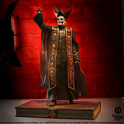 Ghost Rock Iconz Statue 1/9 Papa Emeritus IV (Black Robes) 22cm - Scale Statue - Knucklebonz - Hobby Figures UK