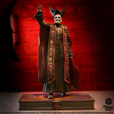 Ghost Rock Iconz Statue 1/9 Papa Emeritus IV (Black Robes) 22cm - Scale Statue - Knucklebonz - Hobby Figures UK