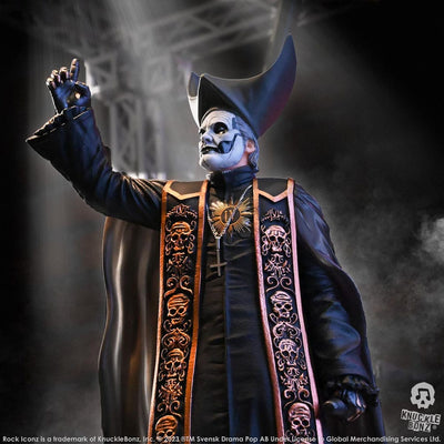 Ghost Rock Iconz Statue 1/9 Papa Emeritus IV (Black Robes) 22cm - Scale Statue - Knucklebonz - Hobby Figures UK