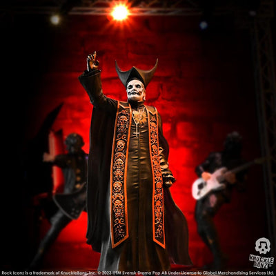 Ghost Rock Iconz Statue 1/9 Papa Emeritus IV (Black Robes) 22cm - Scale Statue - Knucklebonz - Hobby Figures UK