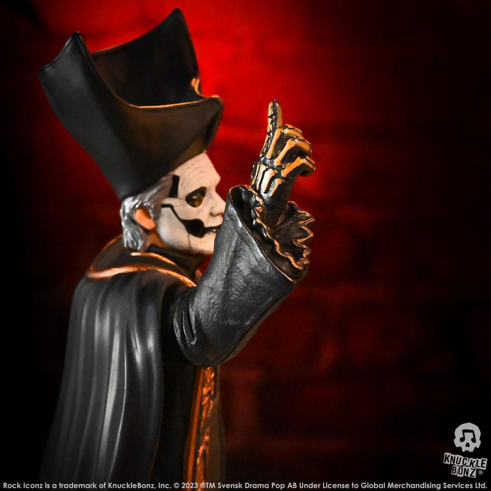 Ghost Rock Iconz Statue 1/9 Papa Emeritus IV (Black Robes) 22cm - Scale Statue - Knucklebonz - Hobby Figures UK