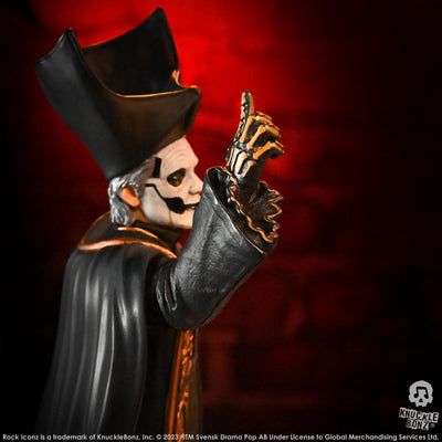 Ghost Rock Iconz Statue 1/9 Papa Emeritus IV (Black Robes) 22cm - Scale Statue - Knucklebonz - Hobby Figures UK