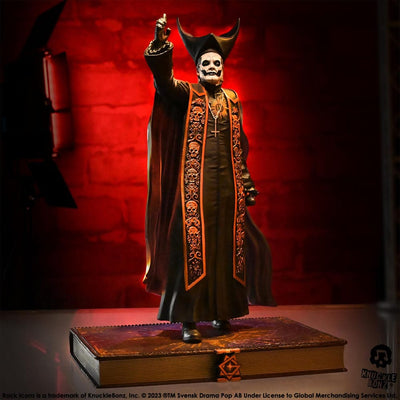 Ghost Rock Iconz Statue 1/9 Papa Emeritus IV (Black Robes) 22cm - Scale Statue - Knucklebonz - Hobby Figures UK
