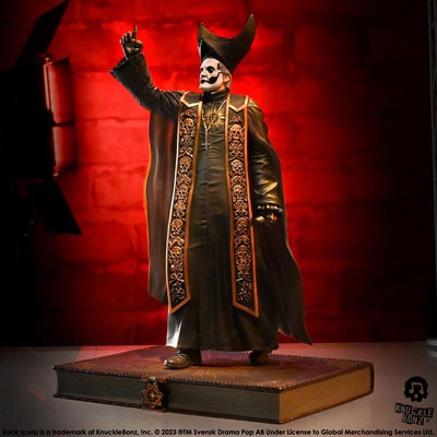 Ghost Rock Iconz Statue 1/9 Papa Emeritus IV (Black Robes) 22cm - Scale Statue - Knucklebonz - Hobby Figures UK