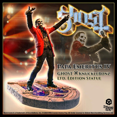 Ghost Rock Iconz Statue Papa Emeritus IV 22cm - Scale Statue - Knucklebonz - Hobby Figures UK