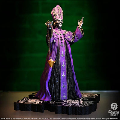 Ghost Rock Iconz Statue Papa V Perpetua Purple Robes 22cm - Scale Statue - Knucklebonz - Hobby Figures UK