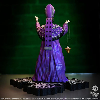 Ghost Rock Iconz Statue Papa V Perpetua Purple Robes 22cm - Scale Statue - Knucklebonz - Hobby Figures UK