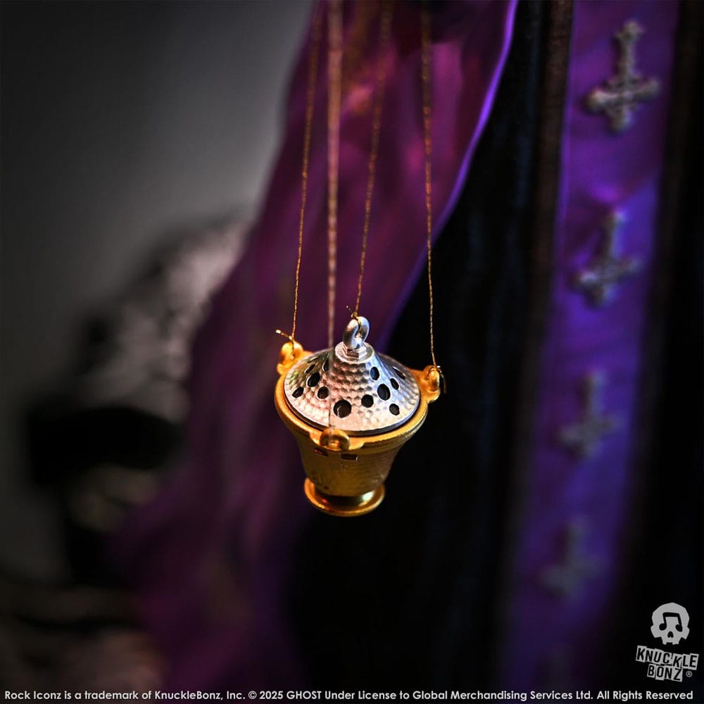 Ghost Rock Iconz Statue Papa V Perpetua Purple Robes 22cm - Scale Statue - Knucklebonz - Hobby Figures UK