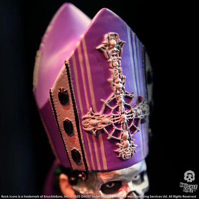 Ghost Rock Iconz Statue Papa V Perpetua Purple Robes 22cm - Scale Statue - Knucklebonz - Hobby Figures UK