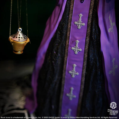 Ghost Rock Iconz Statue Papa V Perpetua Purple Robes 22cm - Scale Statue - Knucklebonz - Hobby Figures UK