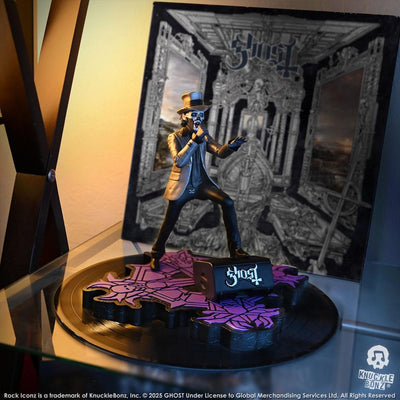 Ghost Rock Iconz Statue Papa V Perpetua Top Hat 22cm - Scale Statue - Knucklebonz - Hobby Figures UK