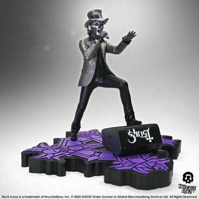 Ghost Rock Iconz Statue Papa V Perpetua Top Hat 22cm - Scale Statue - Knucklebonz - Hobby Figures UK