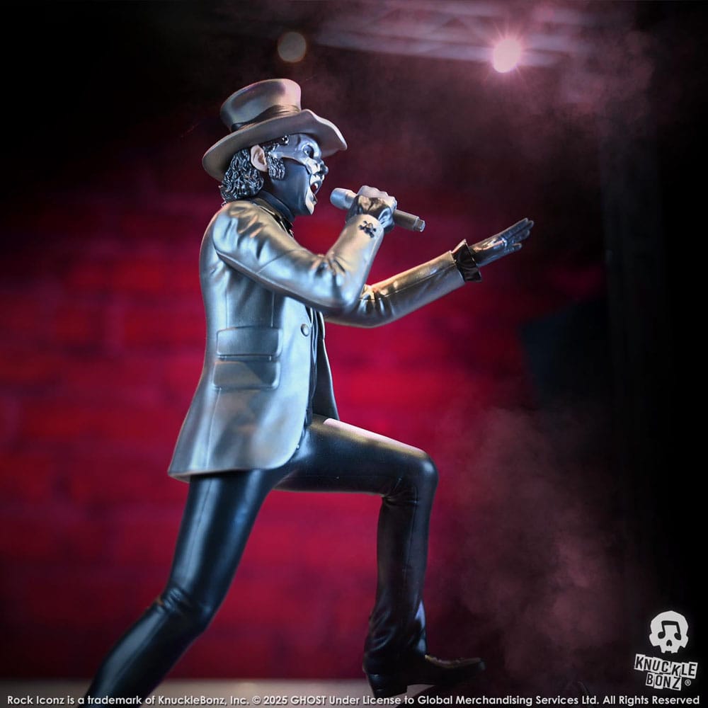 Ghost Rock Iconz Statue Papa V Perpetua Top Hat 22cm - Scale Statue - Knucklebonz - Hobby Figures UK