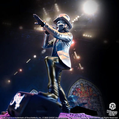 Ghost Rock Iconz Statue Papa V Perpetua Top Hat 22cm - Scale Statue - Knucklebonz - Hobby Figures UK