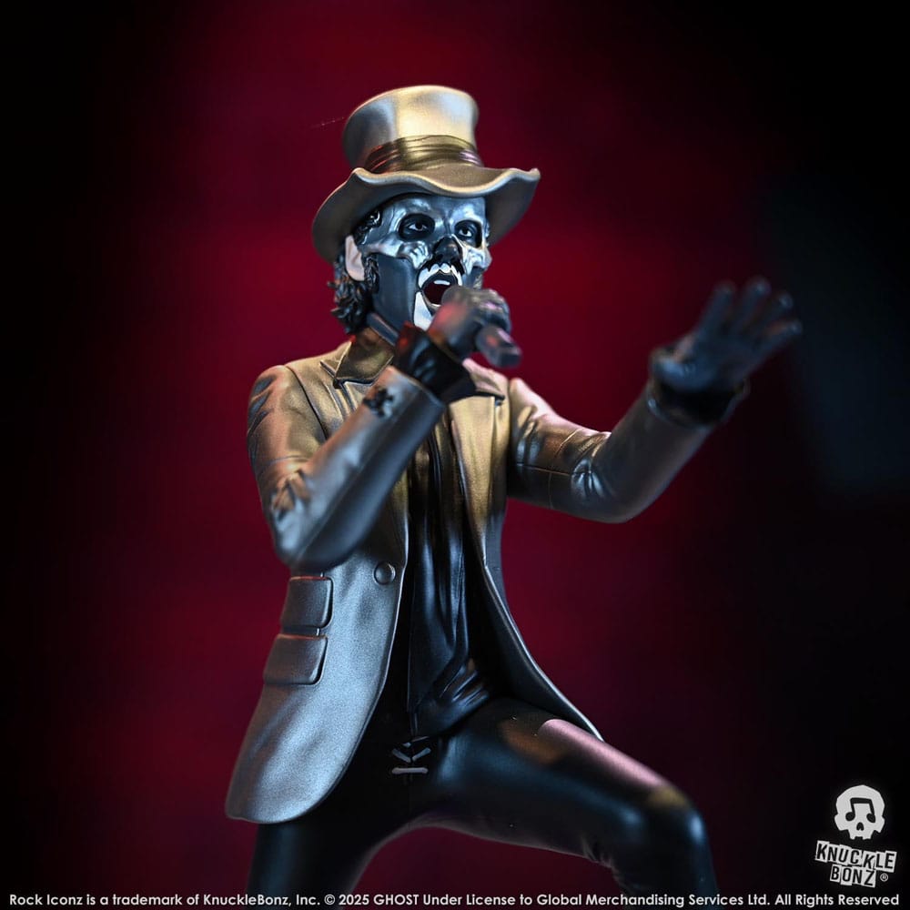 Ghost Rock Iconz Statue Papa V Perpetua Top Hat 22cm - Scale Statue - Knucklebonz - Hobby Figures UK