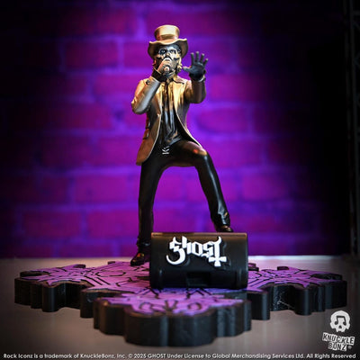 Ghost Rock Iconz Statue Papa V Perpetua Top Hat 22cm - Scale Statue - Knucklebonz - Hobby Figures UK