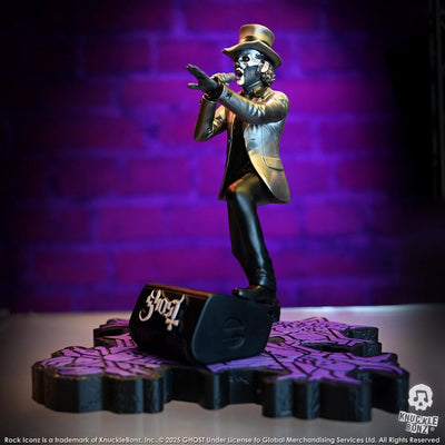 Ghost Rock Iconz Statue Papa V Perpetua Top Hat 22cm - Scale Statue - Knucklebonz - Hobby Figures UK