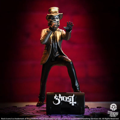 Ghost Rock Iconz Statue Papa V Perpetua Top Hat 22cm - Scale Statue - Knucklebonz - Hobby Figures UK
