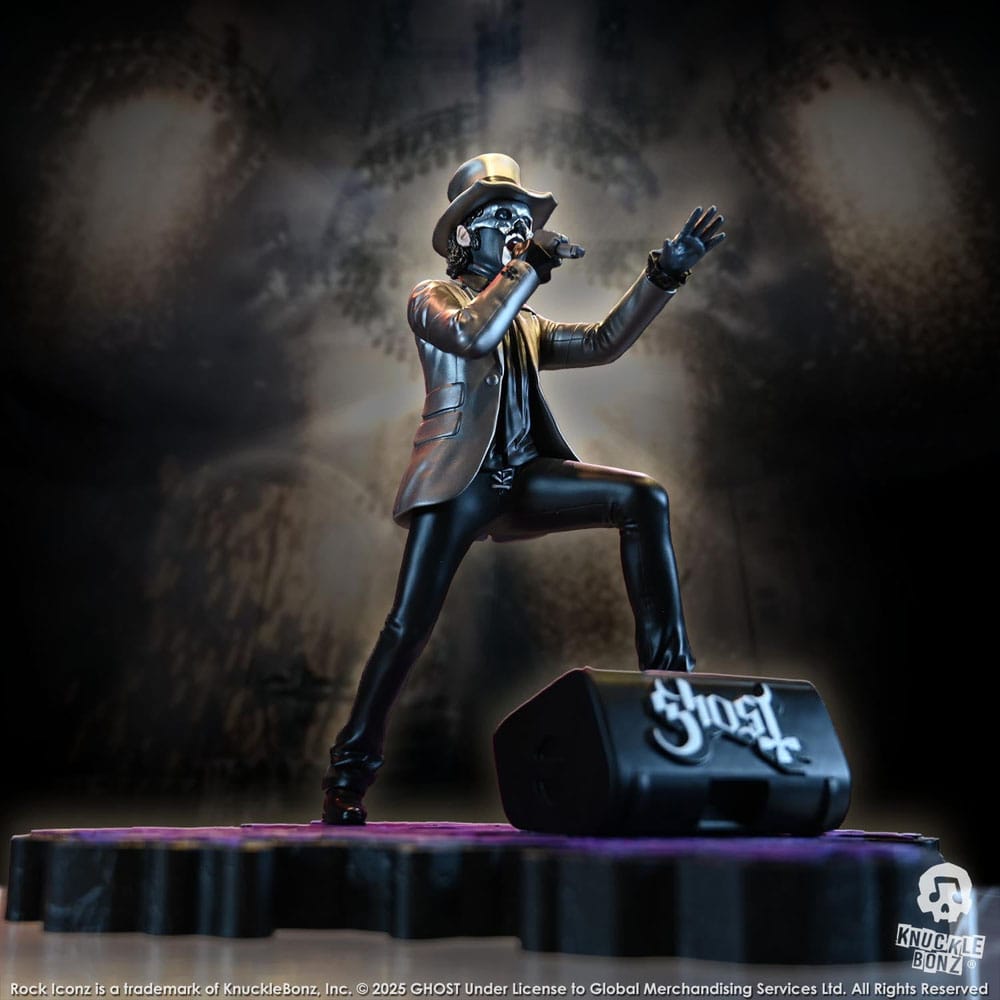 Ghost Rock Iconz Statue Papa V Perpetua Top Hat 22cm - Scale Statue - Knucklebonz - Hobby Figures UK