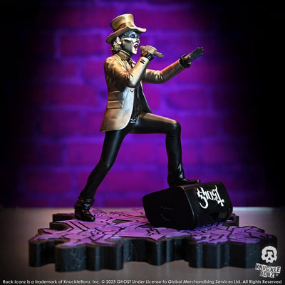 Ghost Rock Iconz Statue Papa V Perpetua Top Hat 22cm - Scale Statue - Knucklebonz - Hobby Figures UK