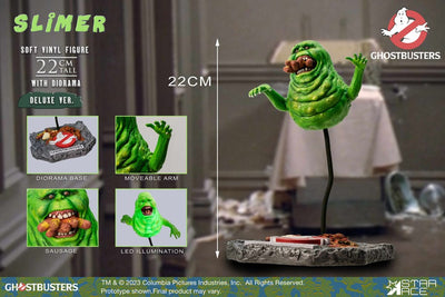 Ghostbusters Statue 1/8 Slimer Deluxe Version 22cm - Scale Statue - Star Ace Toys - Hobby Figures UK