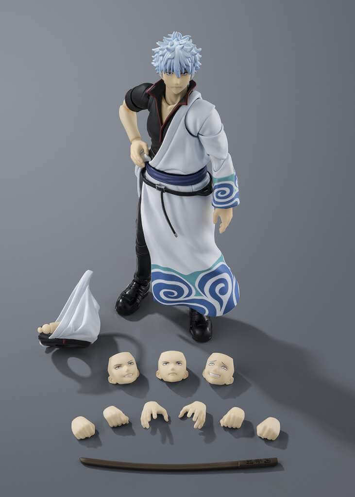 Gintama S.H. Figuarts Action Figure Sakata Gintoki 14cm - Action Figures - Bandai Tamashii Nations - Hobby Figures UK