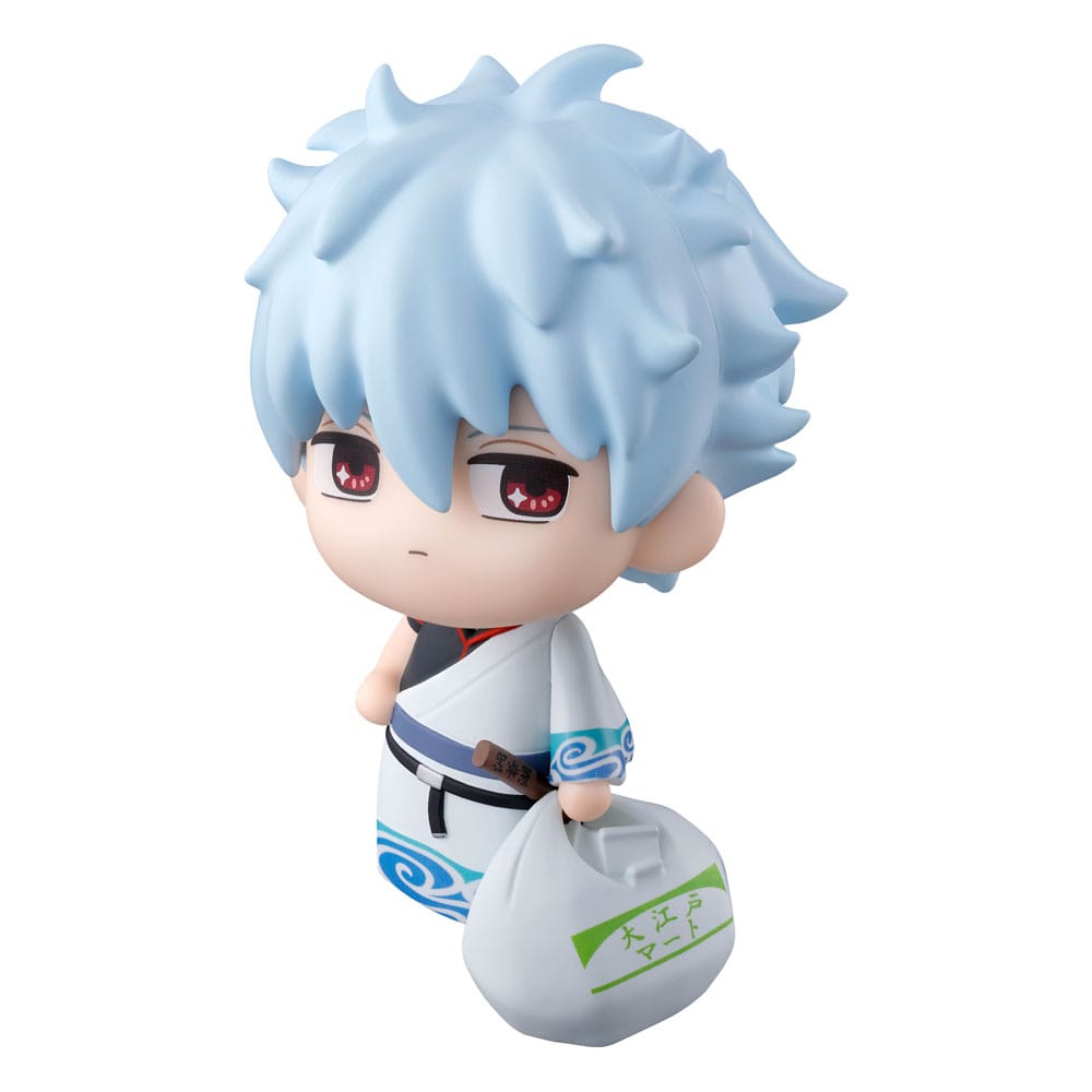 Gintama Tekupiku Mini Figure Sakata Gintoki 10cm - Scale Statue - Rowtashii Noise - Hobby Figures UK