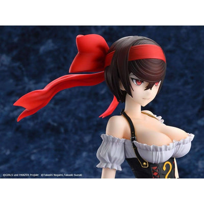 Girls und Panzer Statue 1/6 Tsuruki Shizuka Dirndl Ver. 23cm - Scale Statue - Kaitendoh - Hobby Figures UK