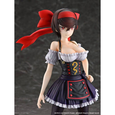 Girls und Panzer Statue 1/6 Tsuruki Shizuka Dirndl Ver. 23cm - Scale Statue - Kaitendoh - Hobby Figures UK