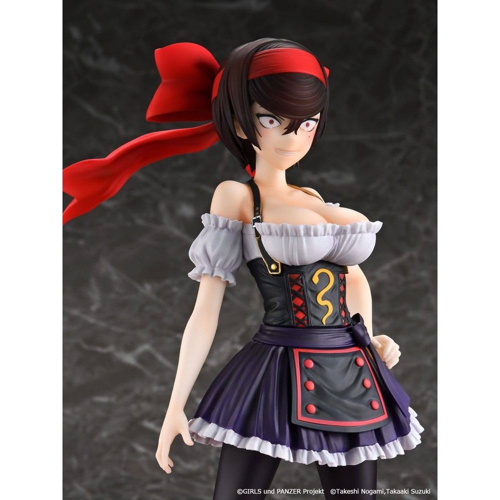 Girls und Panzer Statue 1/6 Tsuruki Shizuka Dirndl Ver. 23cm - Scale Statue - Kaitendoh - Hobby Figures UK