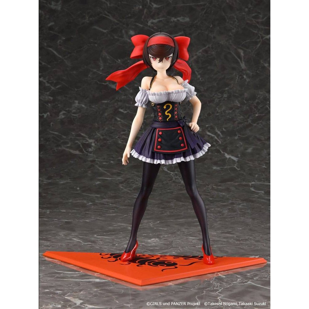 Girls und Panzer Statue 1/6 Tsuruki Shizuka Dirndl Ver. 23cm - Scale Statue - Kaitendoh - Hobby Figures UK