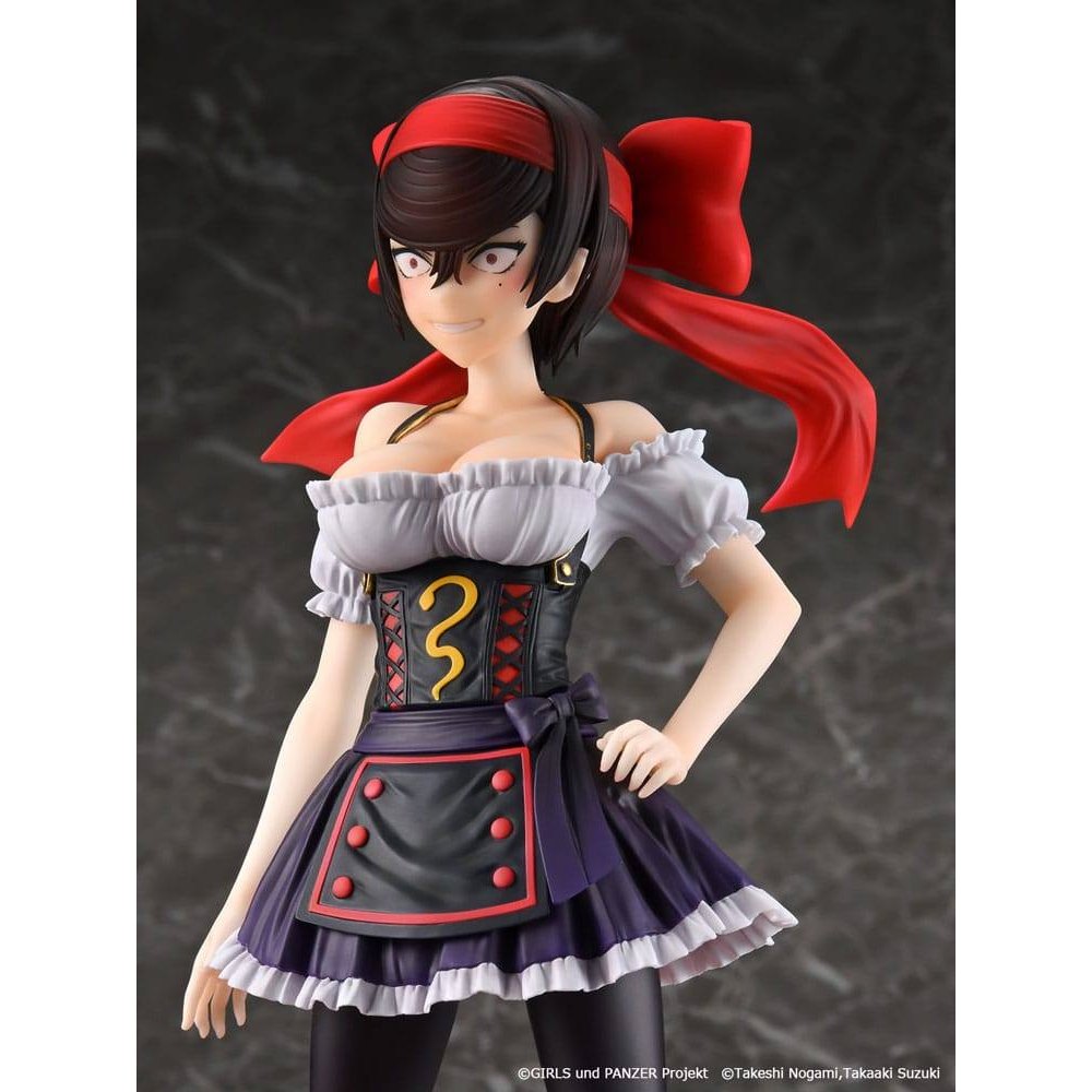 Girls und Panzer Statue 1/6 Tsuruki Shizuka Dirndl Ver. 23cm - Scale Statue - Kaitendoh - Hobby Figures UK