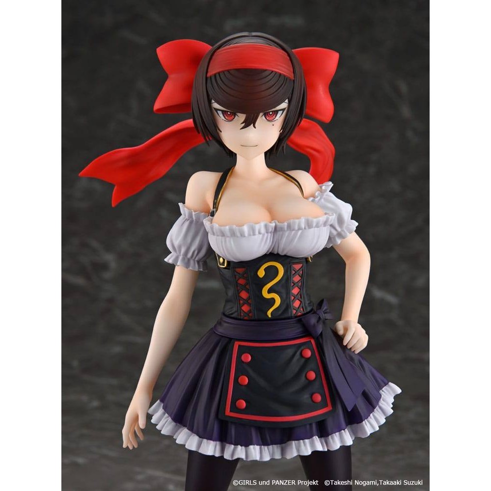 Girls und Panzer Statue 1/6 Tsuruki Shizuka Dirndl Ver. 23cm - Scale Statue - Kaitendoh - Hobby Figures UK