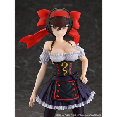 Girls und Panzer Statue 1/6 Tsuruki Shizuka Dirndl Ver. 23cm - Scale Statue - Kaitendoh - Hobby Figures UK