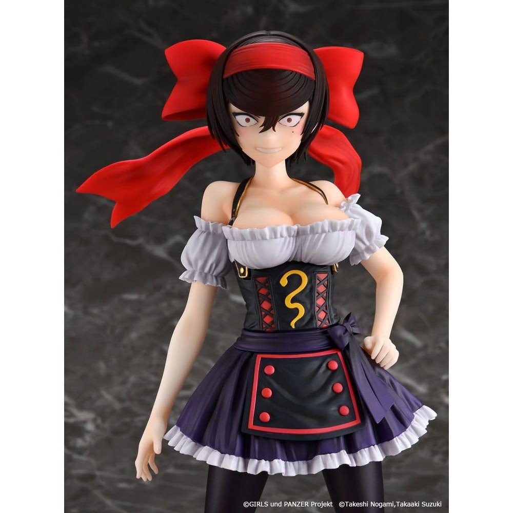 Girls und Panzer Statue 1/6 Tsuruki Shizuka Dirndl Ver. 23cm - Scale Statue - Kaitendoh - Hobby Figures UK