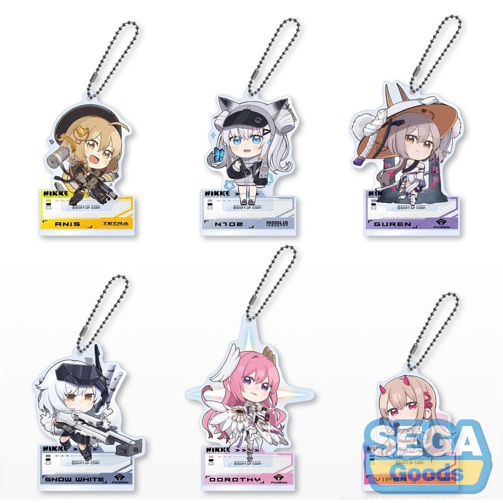 Goddess of Victory: NIKKE Keychain Chocokawa Acrylic Strap with Stand Vol.2 (6) - Mini Figures - Sega - Hobby Figures UK