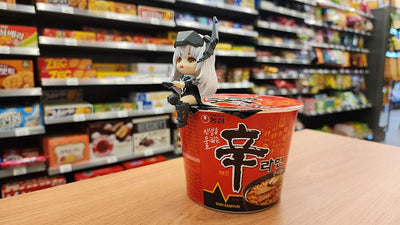 Goddess of Victory: Nikke Cup Noodle Holder PVC Statue Snow White 10cm - Scale Statue - ClawsUp - Hobby Figures UK