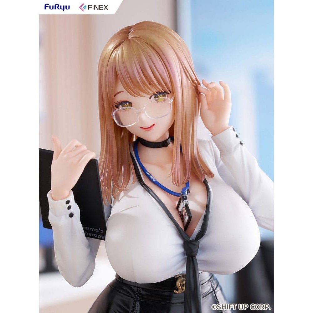 Goddess of Victory: Nikke F:Nex PVC Statue 1/7 Emma Office Therapy 25cm - Scale Statue - Furyu - Hobby Figures UK