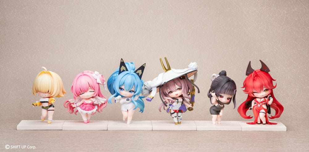 Goddess of Victory: Nikke SAC Series Mini Figures 6-Pack Chibi Vol. 2 10cm - Mini Figures - Hobby Sakura - Hobby Figures UK