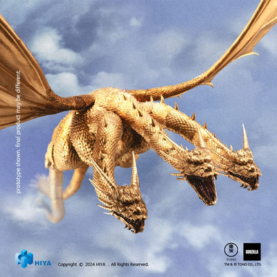 Godzilla Exquisite Basic Action Figure Godzilla vs King Ghidorah King Ghidorah 25cm - Action Figures - Hiya Toys - Hobby Figures UK