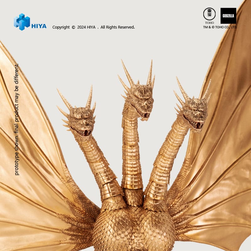 Godzilla Exquisite Basic Action Figure Godzilla vs King Ghidorah King Ghidorah 25cm - Action Figures - Hiya Toys - Hobby Figures UK