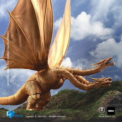 Godzilla Exquisite Basic Action Figure Godzilla vs King Ghidorah King Ghidorah 25cm - Action Figures - Hiya Toys - Hobby Figures UK
