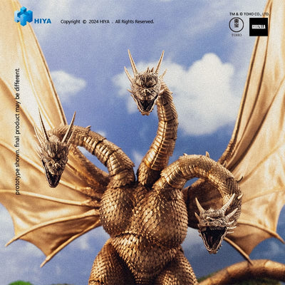 Godzilla Exquisite Basic Action Figure Godzilla vs King Ghidorah King Ghidorah 25cm - Action Figures - Hiya Toys - Hobby Figures UK